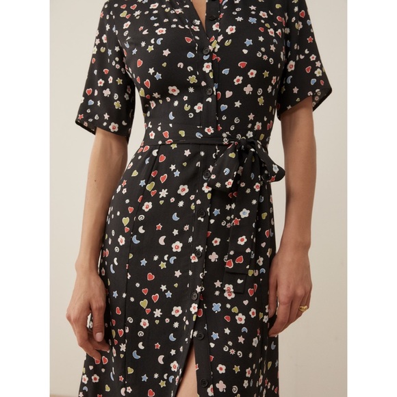 Reformation Loveland Dress - Lucky Charms - size 0 - Picture 2 of 5
